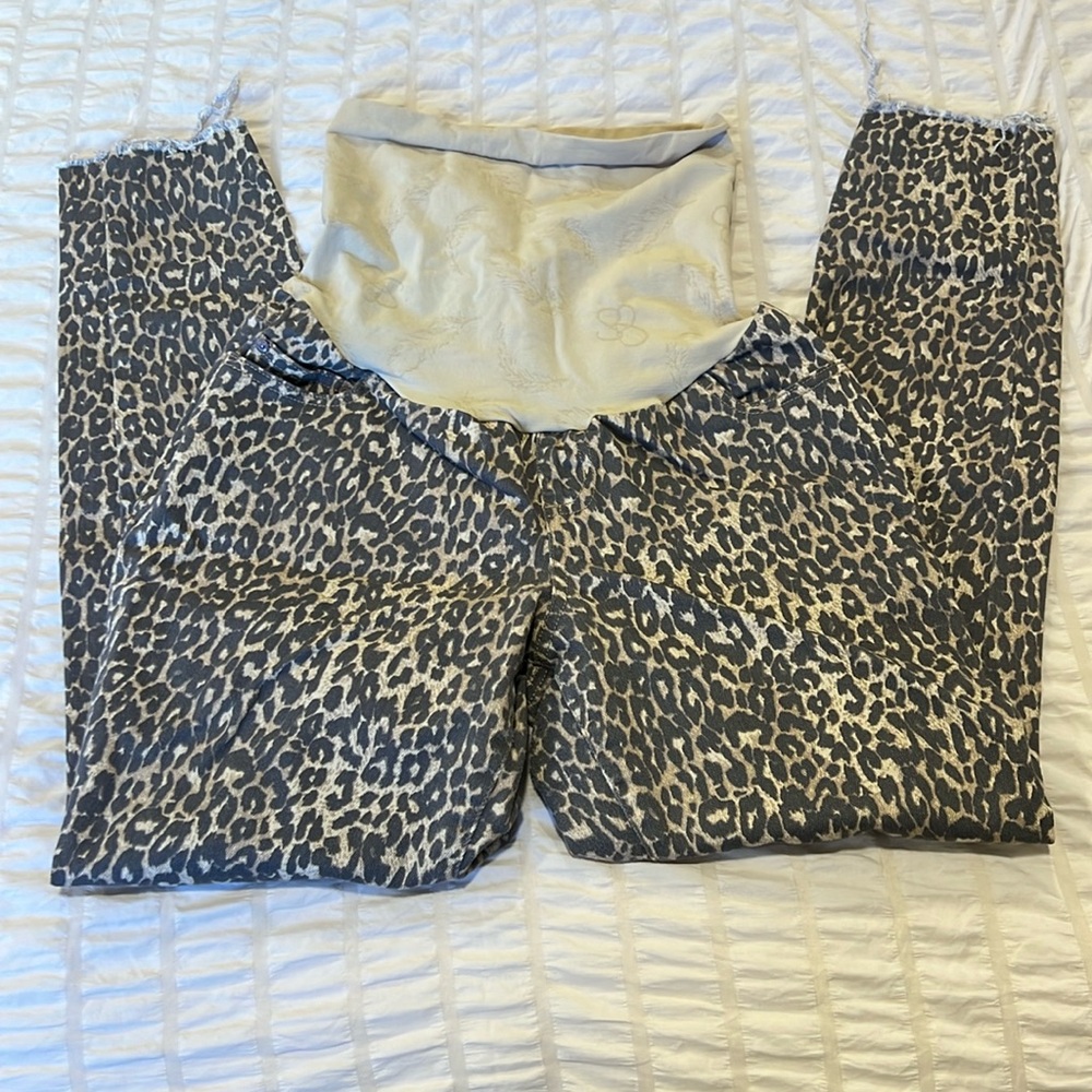 Animal Print Maternity Pants